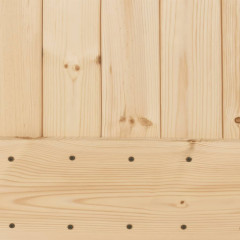 OMAXI Posuvné dveře s kováním 70 x 210 cm masivní borové dřevo 082342