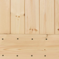 OMAXI Posuvné dveře s kováním 85 x 210 cm masivní borové dřevo 082724