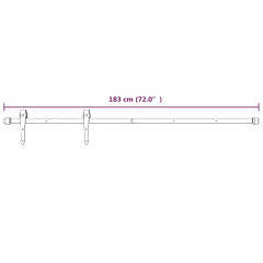 OMAXI Posuvné dveře s kováním 85 x 210 cm masivní borové dřevo 082724