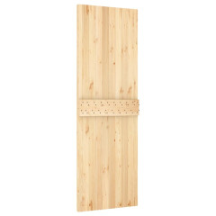 OMAXI Posuvné dveře s kováním 70 x 210 cm masivní borové dřevo 082915
