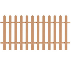 OMAXI Laťkový plot WPC 200 x 100 cm 568513