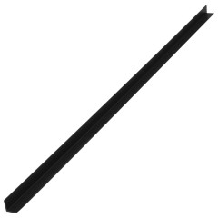 OMAXI Terasové rohové lišty 5 ks WPC 170 cm černé 710400