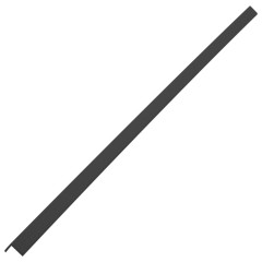 OMAXI Terasové rohové lišty 5 ks WPC 170 cm černé 710400