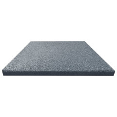 OMAXI Protipádové dlaždice 6 ks pryžové 50 x 50 x 3 cm šedé 768884