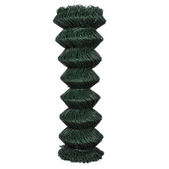 OMAXI Drátěné pletivo ocel 1,25 x 15 m zelené 849230