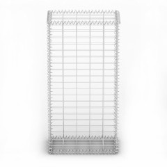 OMAXI Gabionový koš s víky pozinkovaný drát 100 x 50 x 30 cm 875536