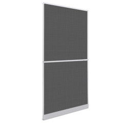 OMAXI Dveřní síť proti hmyzu s panty bílý rám 100 x 215 cm 914525