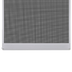 OMAXI Dveřní síť proti hmyzu s panty bílý rám 100 x 215 cm 914525