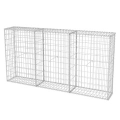 OMAXI Gabionový koš pozinkovaná ocel 200 x 30 x 100 cm 521686