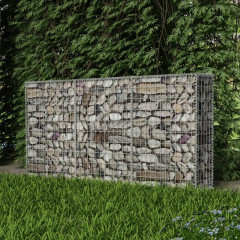OMAXI Gabionový koš pozinkovaná ocel 200 x 30 x 100 cm 521686