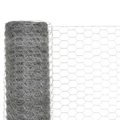 OMAXI Pletivo ke kurníku pozinkovaná ocel 25 x 1,5 m stříbrné 625285
