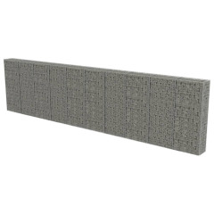 OMAXI Gabionová zeď s víky z pozinkované oceli 600 x 30 x 150 cm 592206