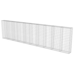 OMAXI Gabionová zeď s víky z pozinkované oceli 600 x 30 x 150 cm 592206