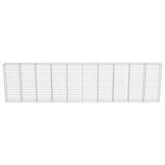 OMAXI Gabionová zeď s víky z pozinkované oceli 600 x 30 x 150 cm 592206