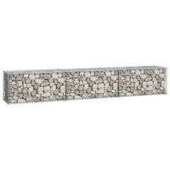 OMAXI Gabionová zeď s víky z pozinkované oceli 300 x 50 x 50 cm 592251