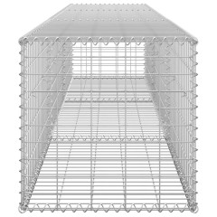 OMAXI Gabionová zeď s víky z pozinkované oceli 300 x 50 x 50 cm 592251