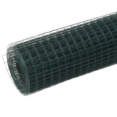 OMAXI Pletivo ke kurníku ocel PVC vrstva 25 x 1,5 m zelené 701644