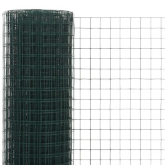 OMAXI Pletivo ke kurníku ocel PVC vrstva 25 x 1,5 m zelené 701644