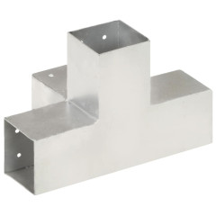 OMAXI Trámová spojka 4 ks ve tvaru X pozinkovaný kov 81 x 81 mm 833903