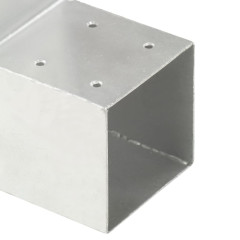OMAXI Trámová spojka 4 ks ve tvaru L pozinkovaný kov 71 x 71 mm 833767