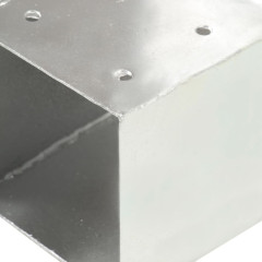 OMAXI Trámová spojka 4 ks ve tvaru T pozinkovaný kov 71 x 71 mm 833781