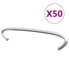 OMAXI Gabionová táhla 50 ks pozinkovaná ocel 10 cm 734439