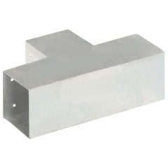OMAXI Trámová spojka 4 ks ve tvaru T pozinkovaný kov 101 x 101 mm 834023