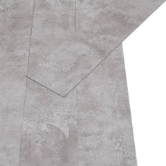 OMAXI Podlahová krytina PVC 5,02 m² 2 mm samolepicí zemitě šedá 997933