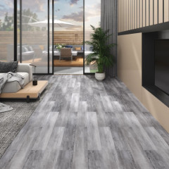 OMAXI Podlahová krytina PVC 5,02 m² 2 mm samolepicí matné šedé dřevo 997964