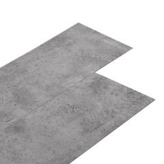 OMAXI Podlahová krytina PVC 5,02 m² 2 mm samolepicí betonová hnědá 997537