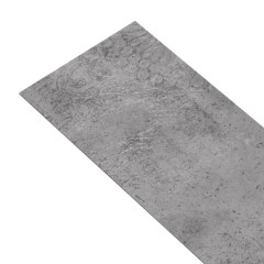 OMAXI Podlahová krytina PVC 5,02 m² 2 mm samolepicí betonová hnědá 997537