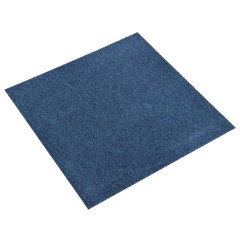 OMAXI Kobercové podlahové dlaždice 20 ks 5 m² 50 x 50 cm tmavě modré 065570
