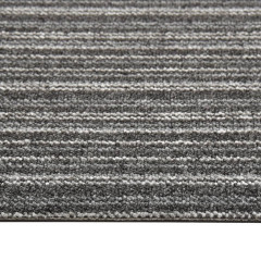 OMAXI Kobercové podlahové dlaždice 20ks 5m² 50x50 cm proužky antracit 065501