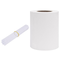 OMAXI Zahradní stínící plotová fólie PVC 35 x 0,19 bílá 089118