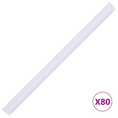OMAXI Stínící plotové fólie 4 ks PVC 35 x 0,19 m zelené 089040