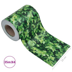 OMAXI Stínící plotové fólie 4 ks PVC 35 x 0,19 m zelené 089040