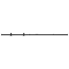 OMAXI Kování pro posuvné dveře skříně uhlíková ocel 152 cm 152072