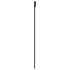 OMAXI Posuvné dveře ESG sklo a hliník 90 x 205 cm černé 446126