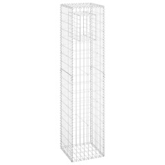 OMAXI Gabionové sloupky 2 ks 40 x 40 x 180 cm železo 763889
