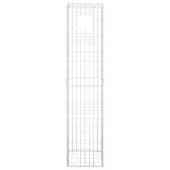 OMAXI Gabionové sloupky 2 ks 40 x 40 x 180 cm železo 763889