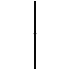 OMAXI Interiérové dveře ESG sklo a hliník 93 x 201,5 cm černé 640388