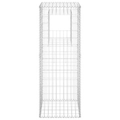 OMAXI Gabionové sloupky 2 ks 50 x 50 x 140 cm železo 763940