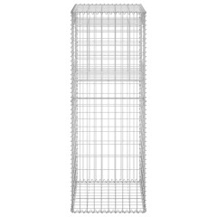 OMAXI Gabionové sloupky 2 ks 50 x 50 x 140 cm železo 763940