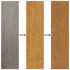 OMAXI Zahradní branka 105 x 155 cm cortenová ocel Strom 217428