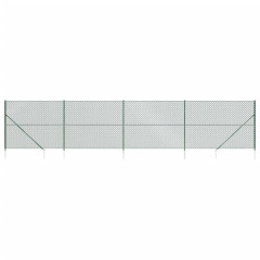 OMAXI Drátěné pletivo s kotevními hroty zelené 1,6 x 10 m 771386