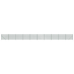 OMAXI Drátěné pletivo s přírubami zelené 2,2 x 25 m 771652