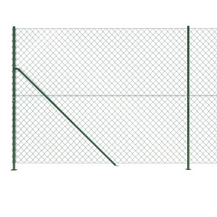 OMAXI Drátěné pletivo s přírubami zelené 2,2 x 25 m 771652