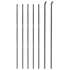 OMAXI Drátěné pletivo antracitové 2 x 10 m 771720
