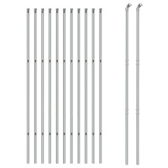 OMAXI Drátěné pletivo stříbrné 1,6 x 25 m 772260