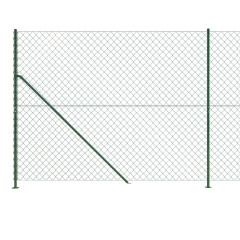 OMAXI Drátěné pletivo s přírubami zelené 1,4 x 25 m 771614
